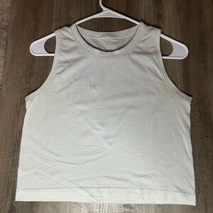 Lululemon Light Mint Perforated Performance Tank *best fits a Sz 6* w/ word mark